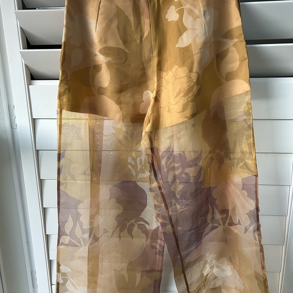 Pankaj and Nidhi printed sheer pants, size M, NWT - Picture 5 of 6